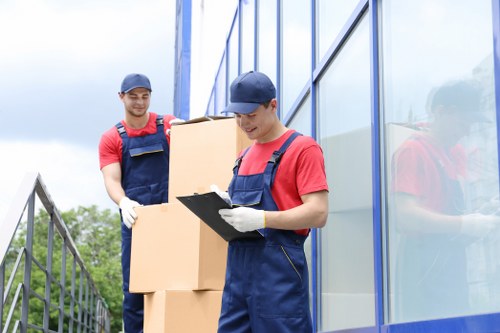 Removal van and moving team serving Pimlico streets