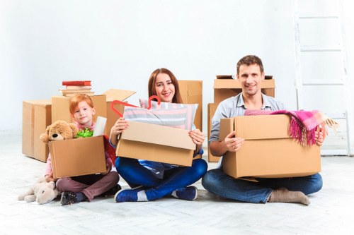 Professional packing assistance for a Pimlico home move
