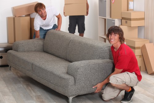 Office furniture pick-up service in Pimlico commercial premises