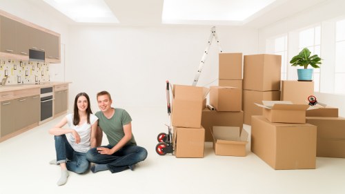 Furniture and box transport for a Pimlico move