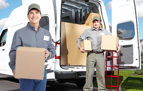 Local removal van service supporting a central London relocation