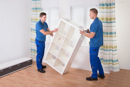 Commercial moving equipment used for office removals