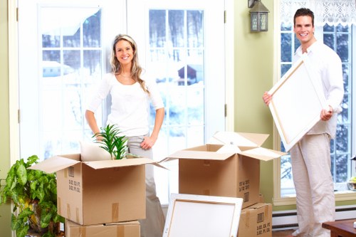 Moving boxes and property access in central Pimlico